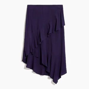 ✨🆕✨J CREW//Nevereven ruffle wrap skirt